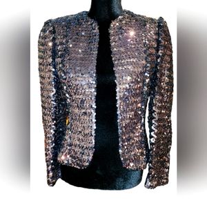Helene Sidel Couture Sequin Jackey